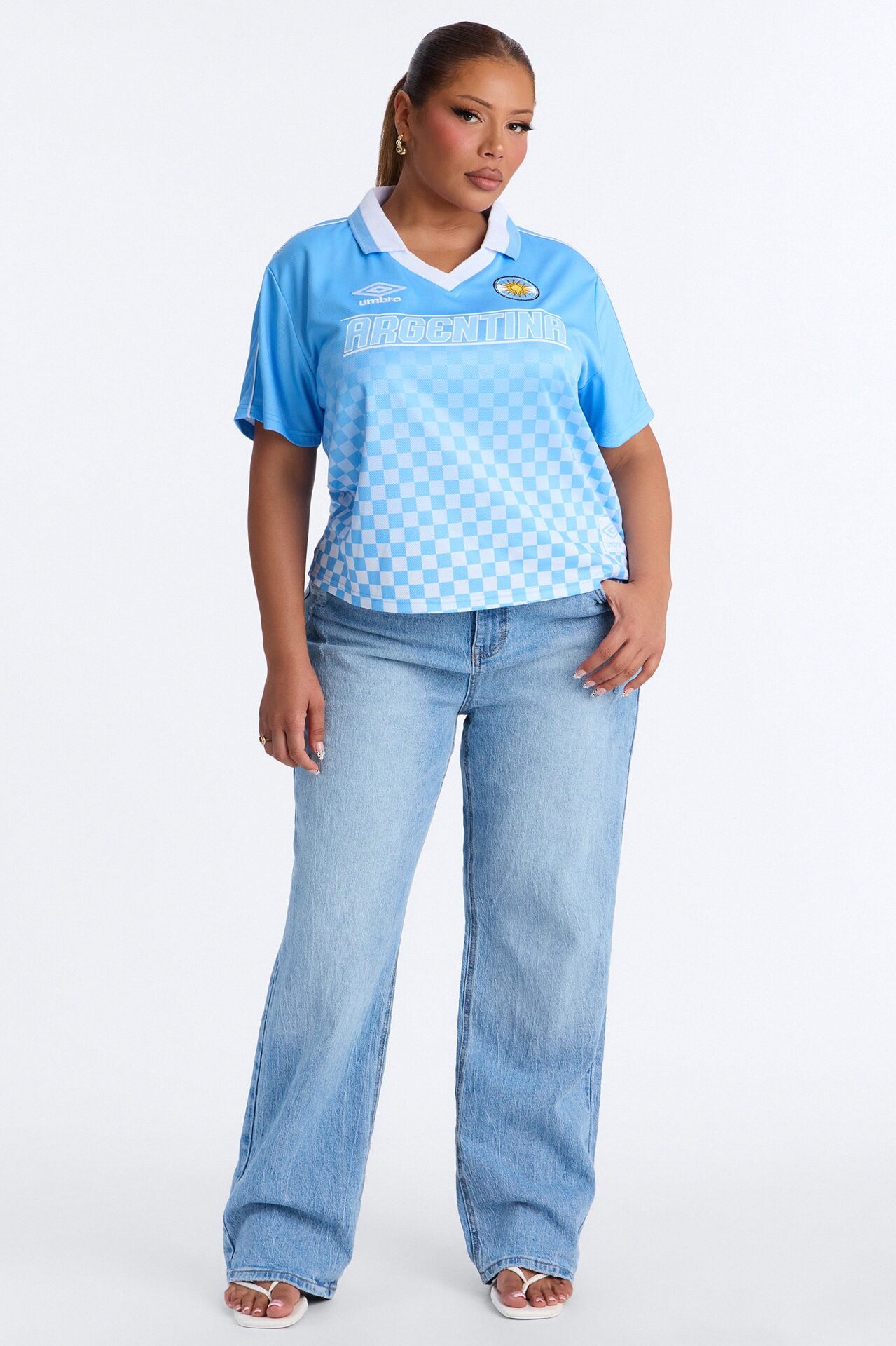 Umbro Argentina Athletic Jersey - SkyBlue