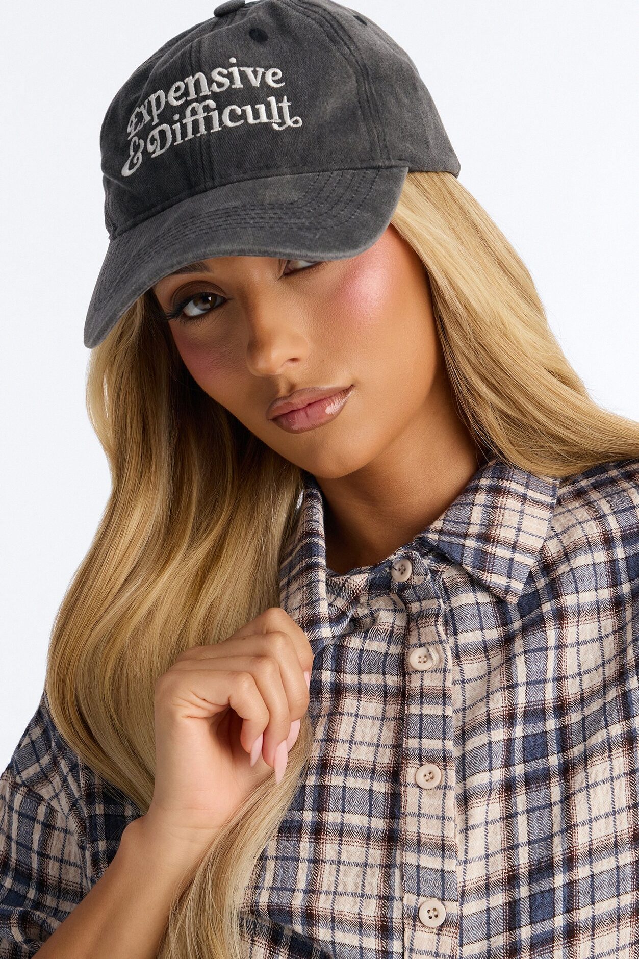 Expensive & Difficult Baseball Hat - Black