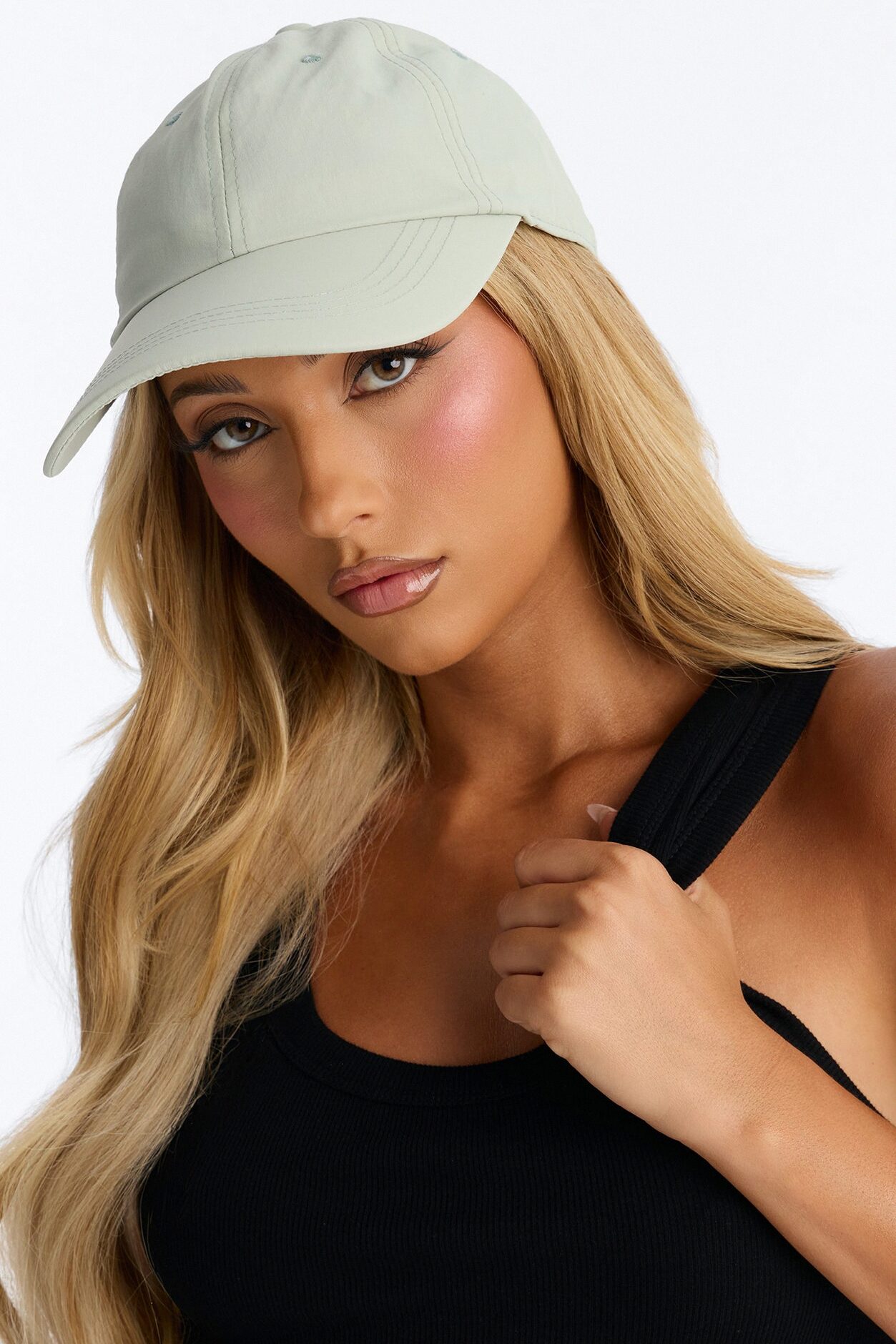 Rain Or Shine Nylon Baseball Hat - Sage