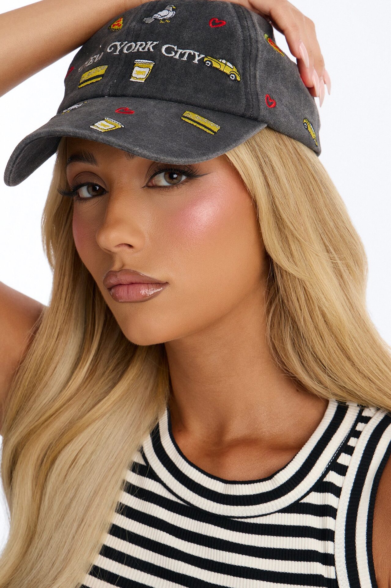 Destination NY Baseball Hat - Black/combo