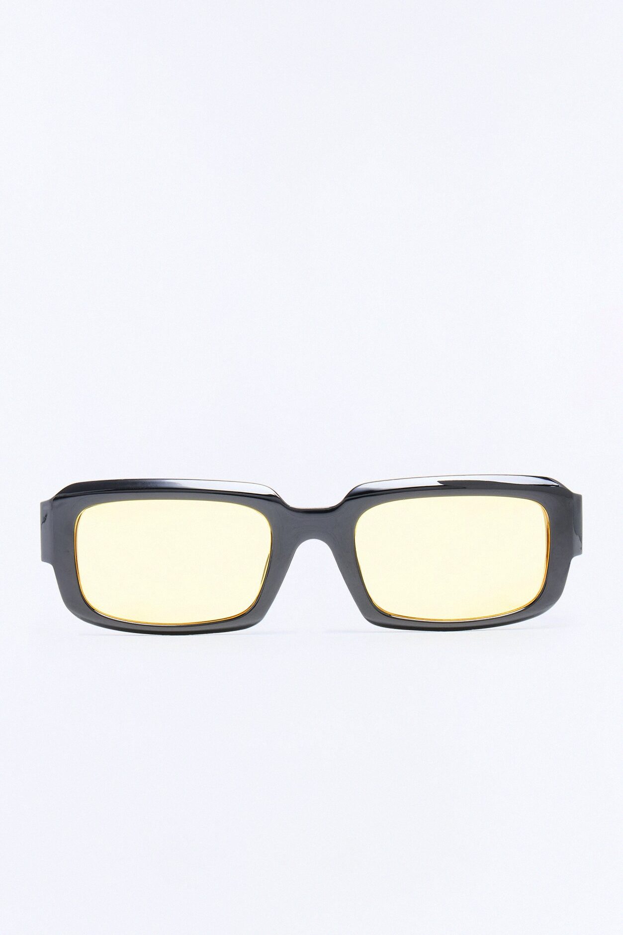 Make You Believe Sunglasses - Black/Yellow