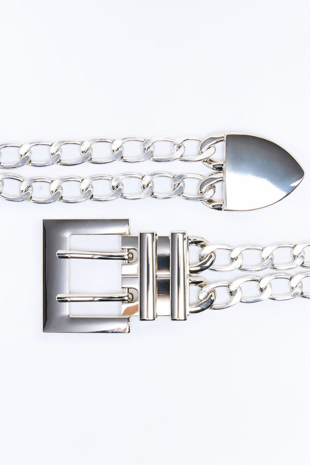 Space Age Chain Belt - Silver