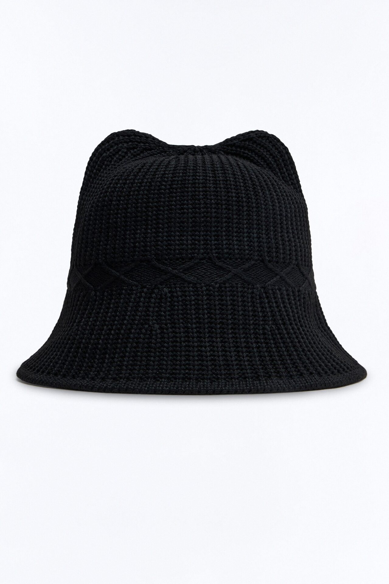 Earresistable Crochet Bucket Hat - Black