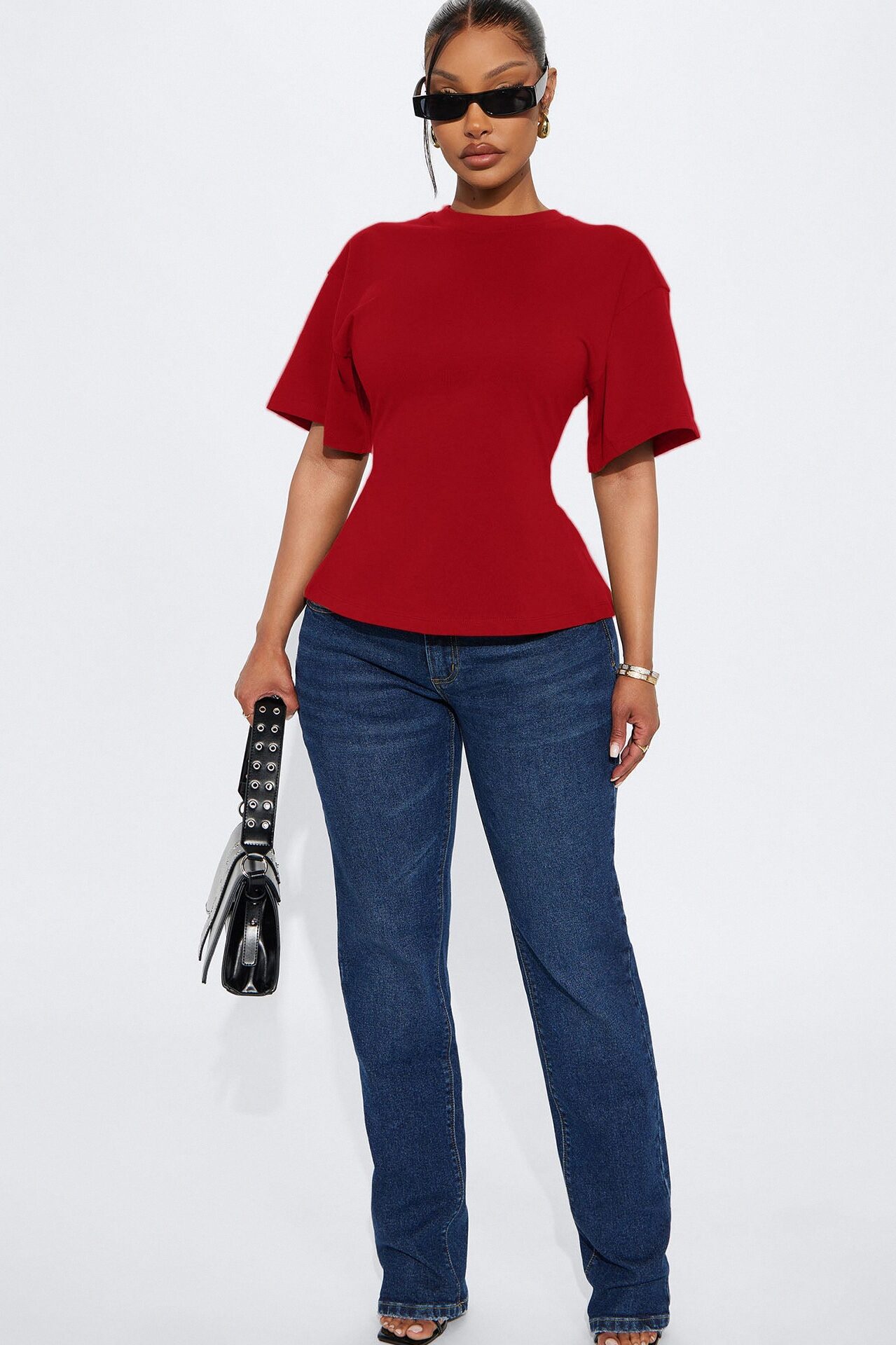 Jayden Fitted T-Shirt - Red