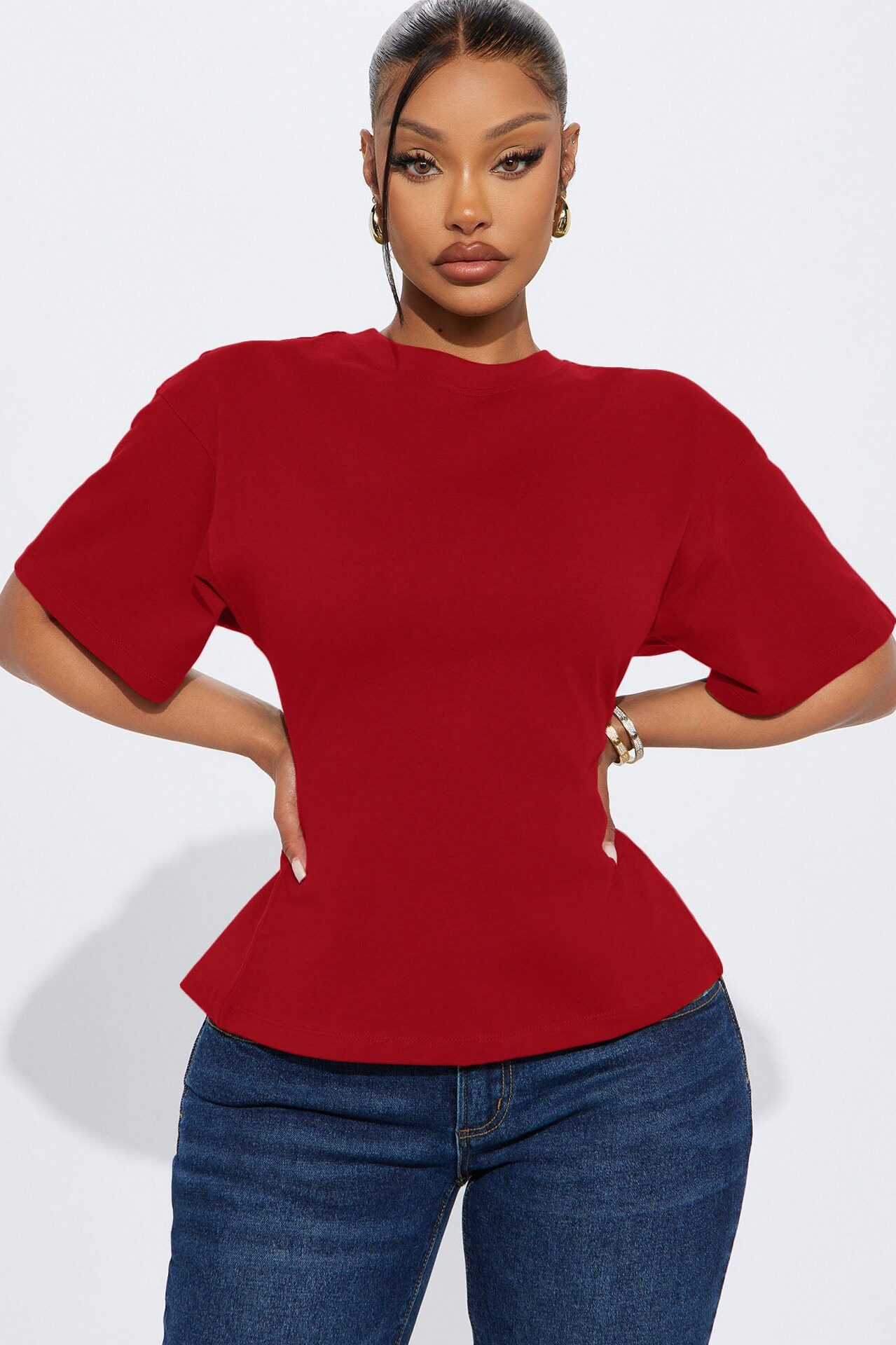Jayden Fitted T-Shirt - Red