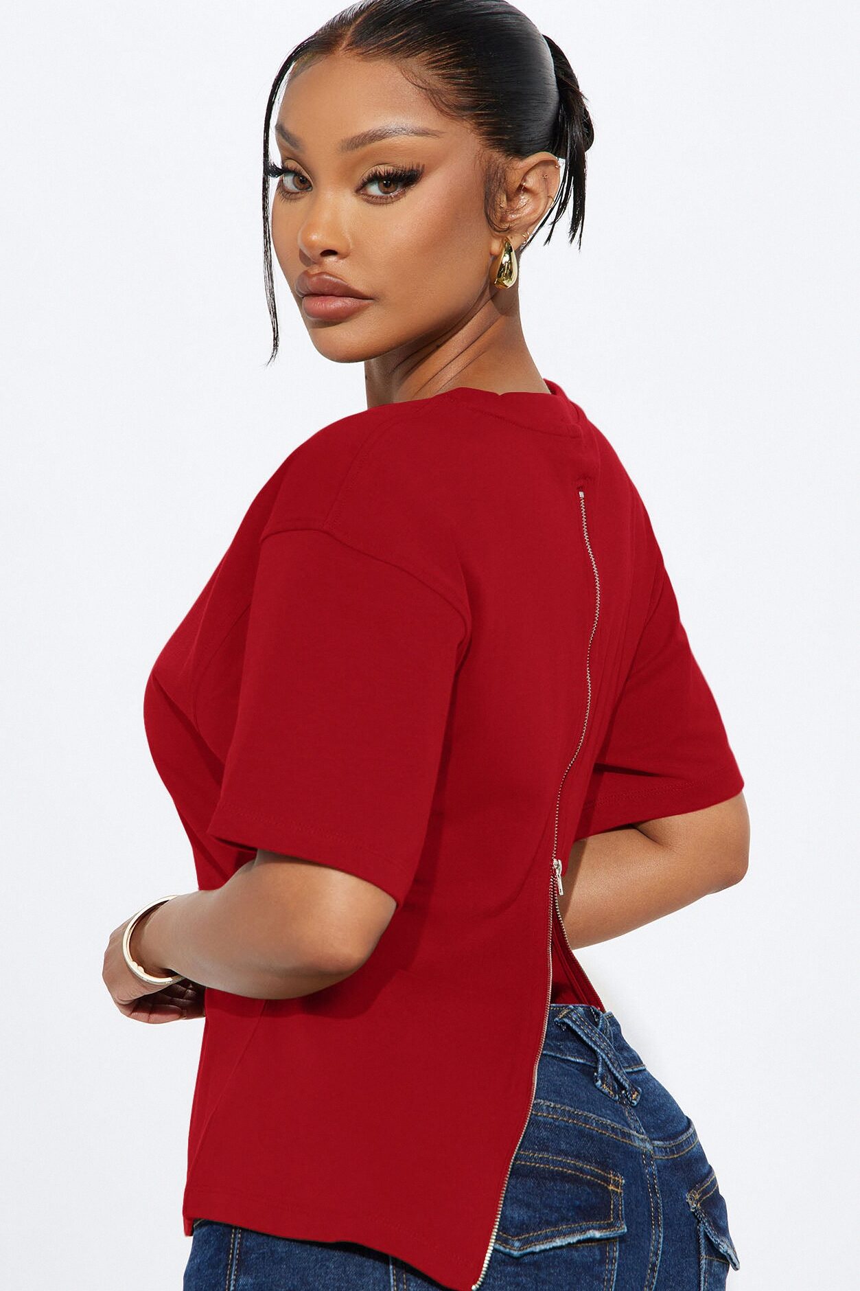 Jayden Fitted T-Shirt - Red