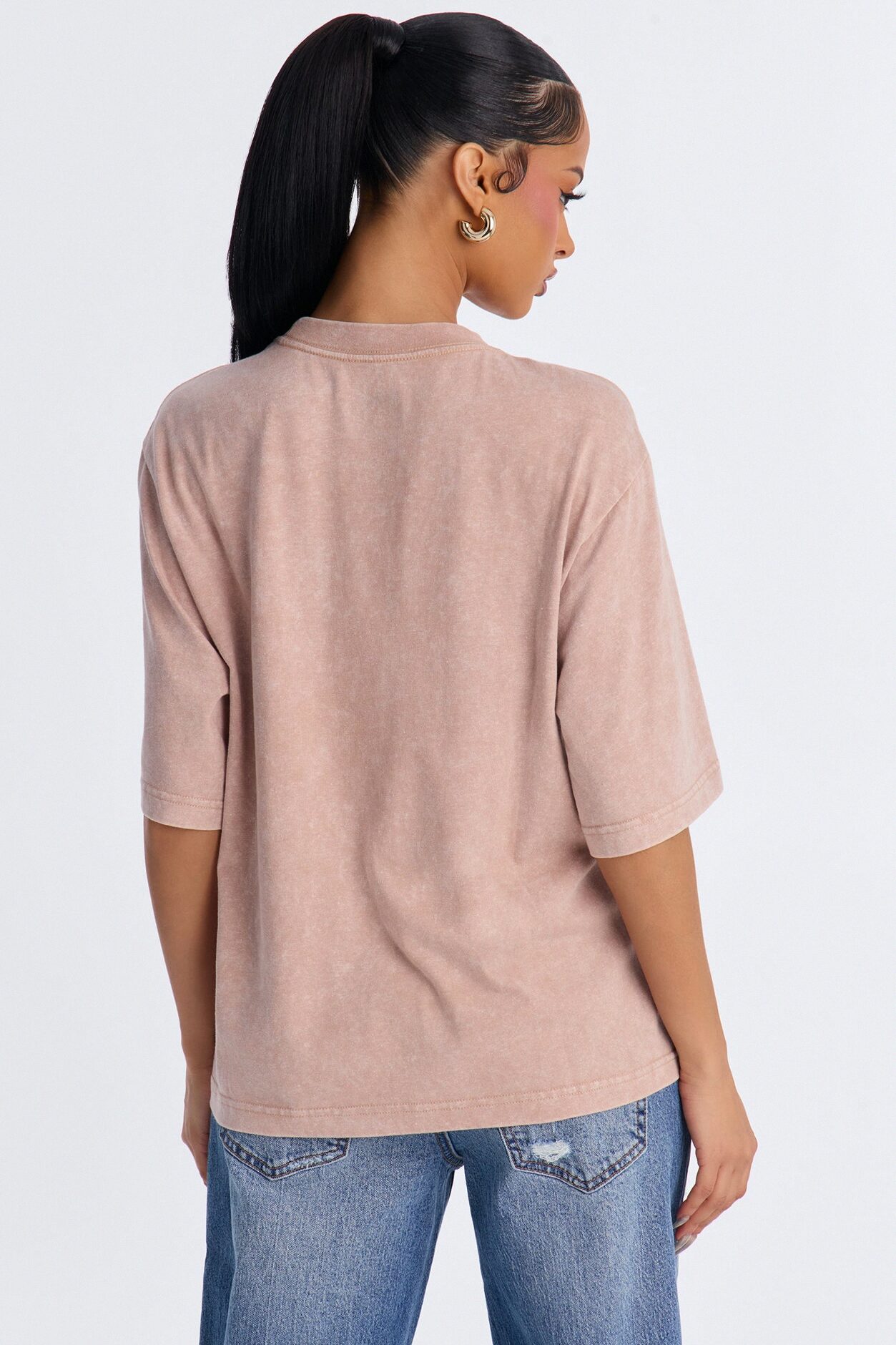 MTV Boxy Crop Tee - Brown
