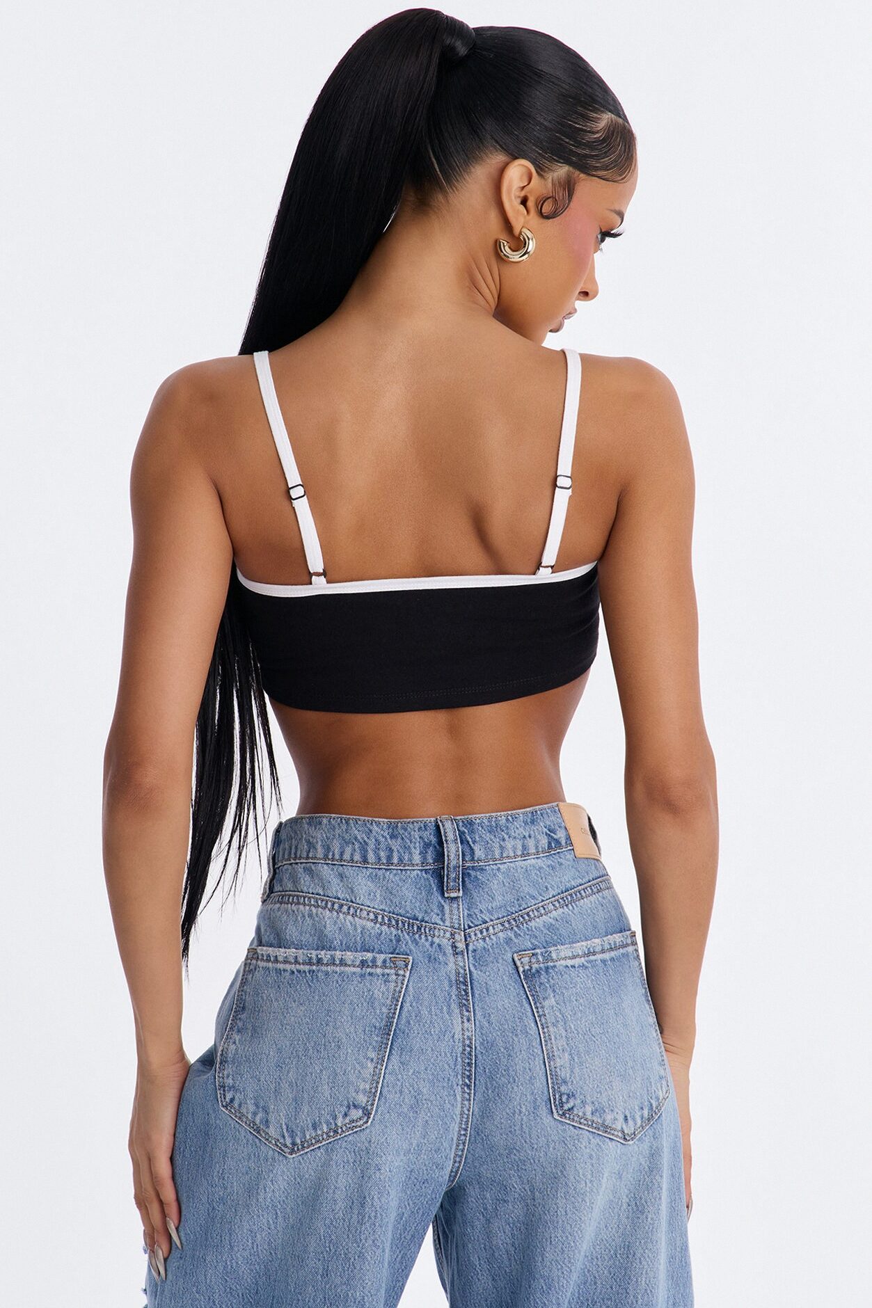 Iron Maiden Crop Tank - Black
