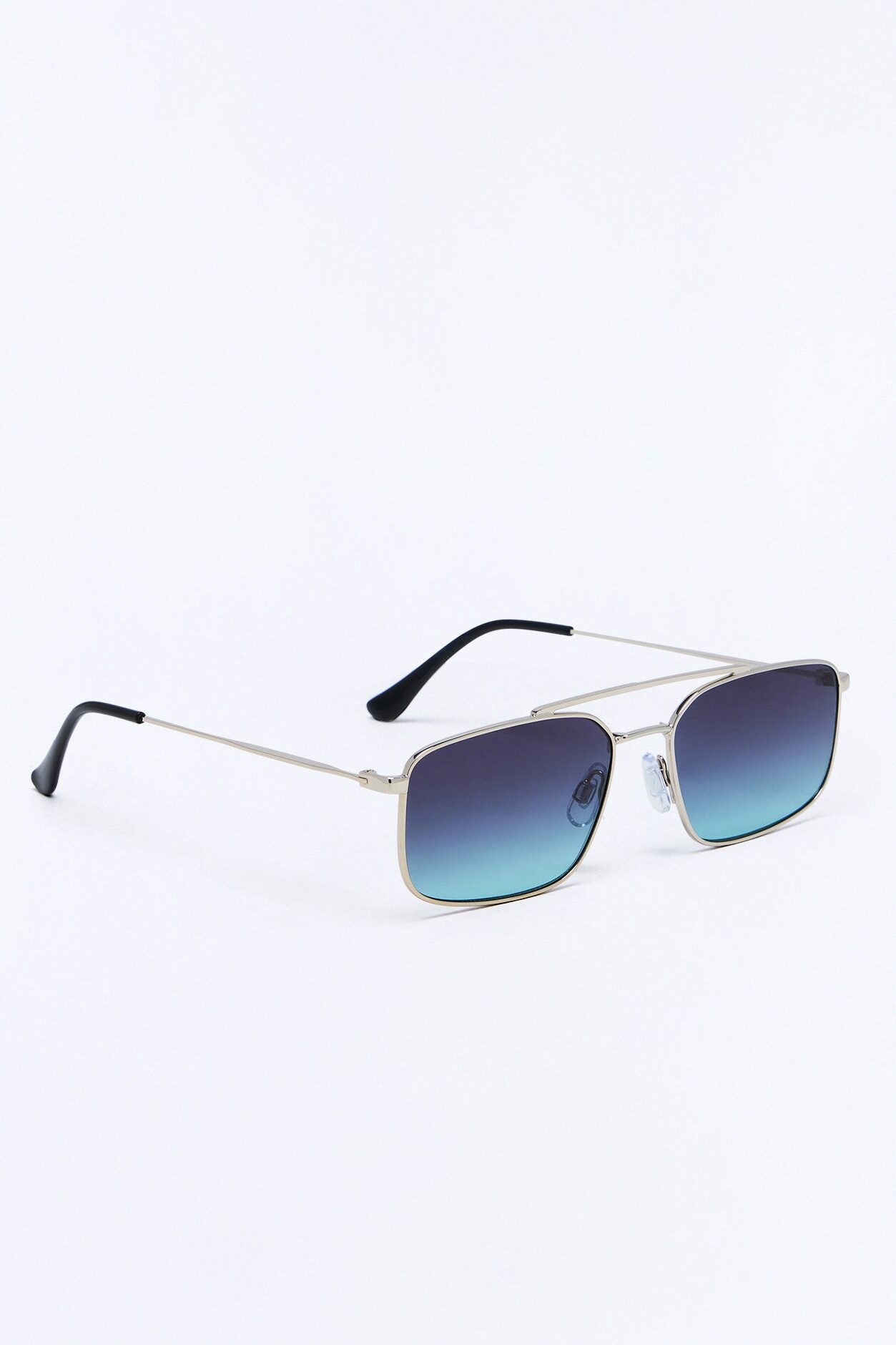 Daybreak Flyer Sunglasses - Silver/Blue