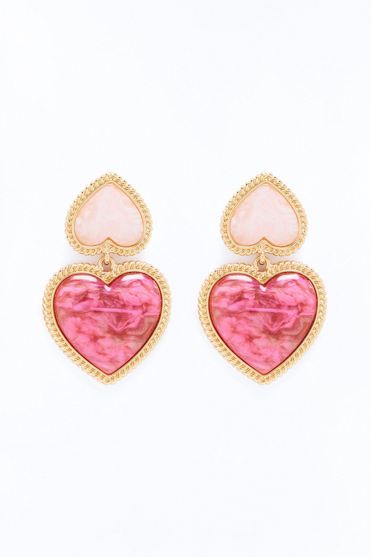 A Love Like Mine Drop Earrings - Pink