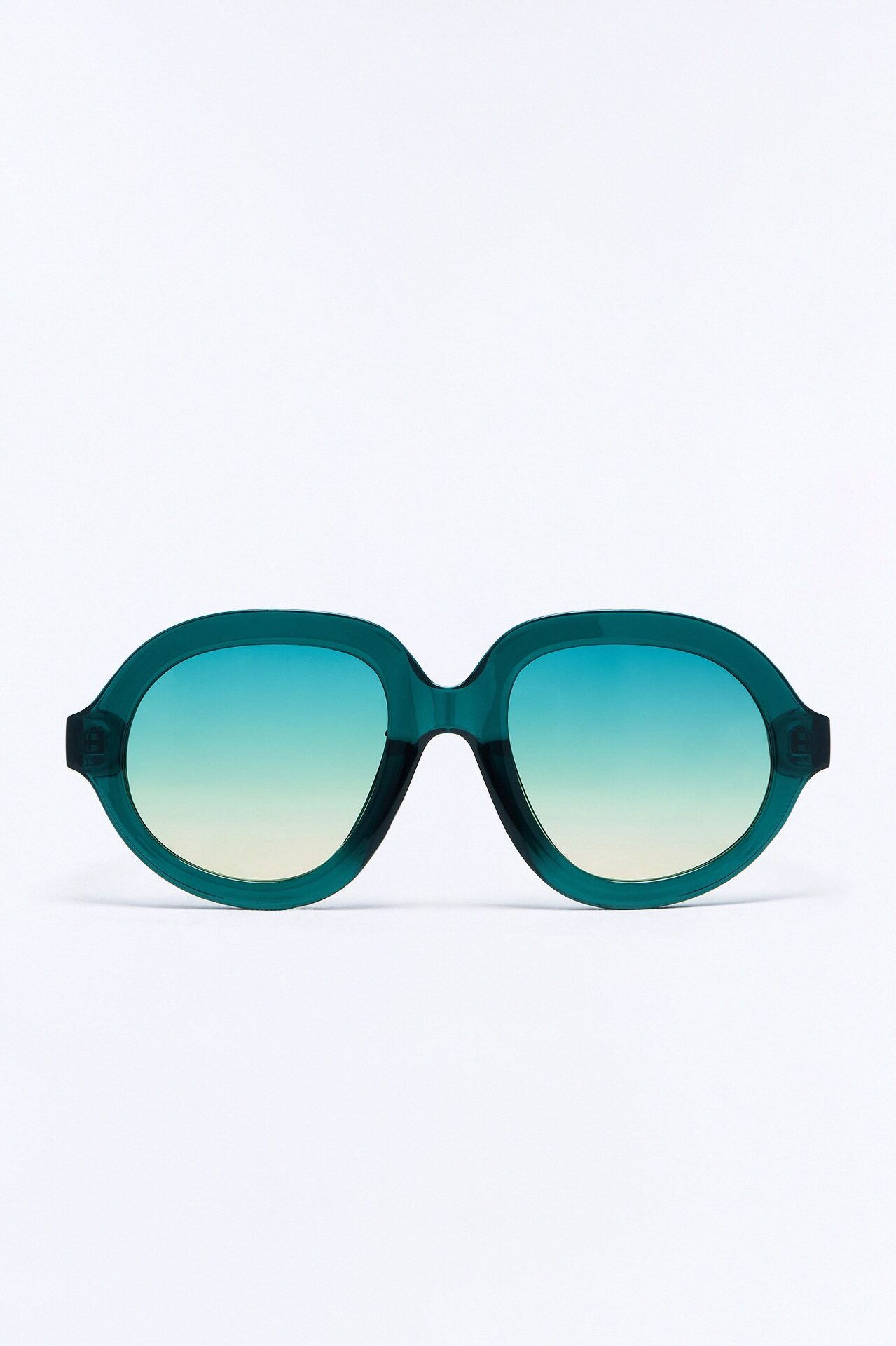 Funk Town Round Sunglasses - Teal