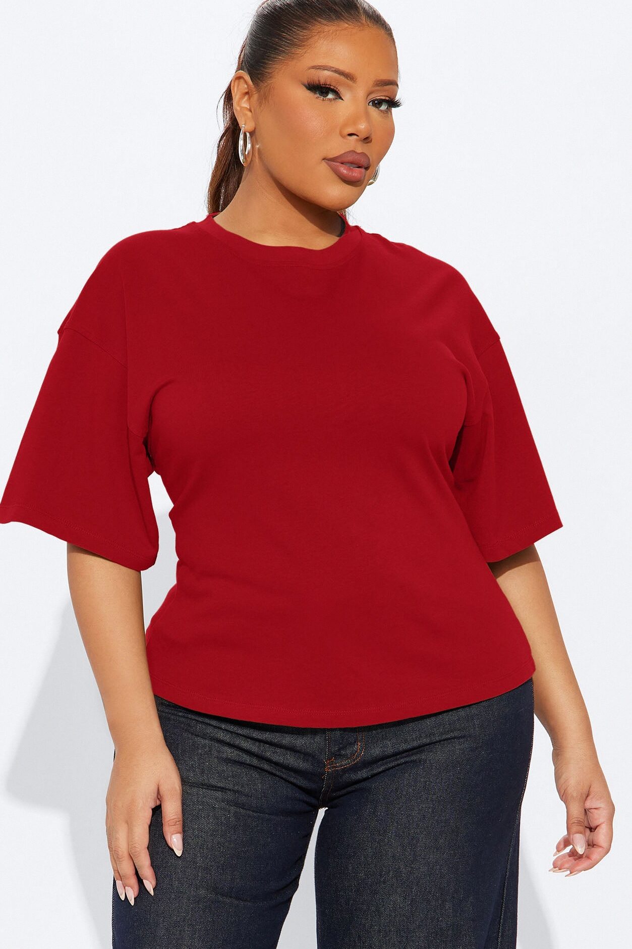Jayden Fitted T-Shirt - Red