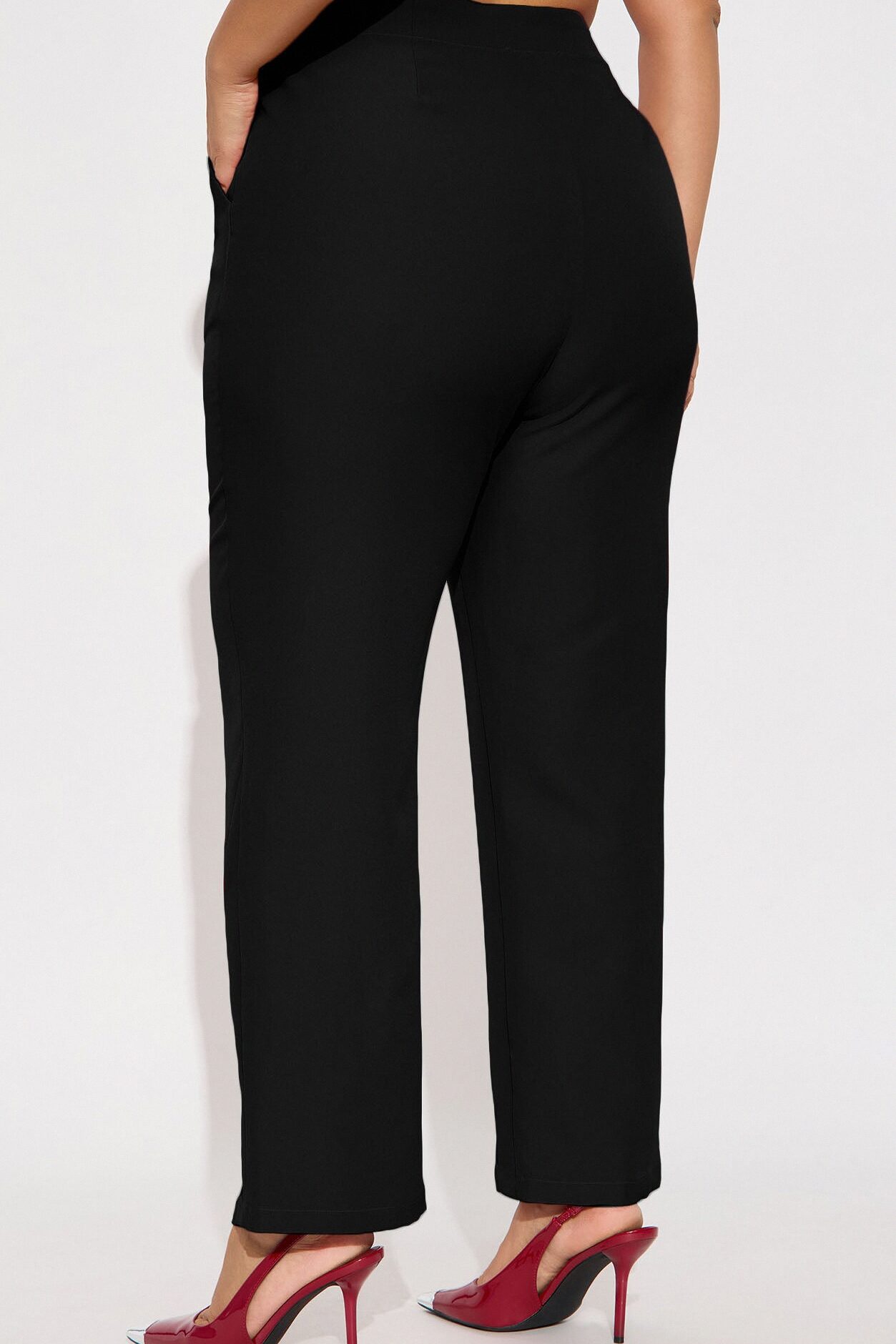 About Her Business Capri Trouser Pant - Black