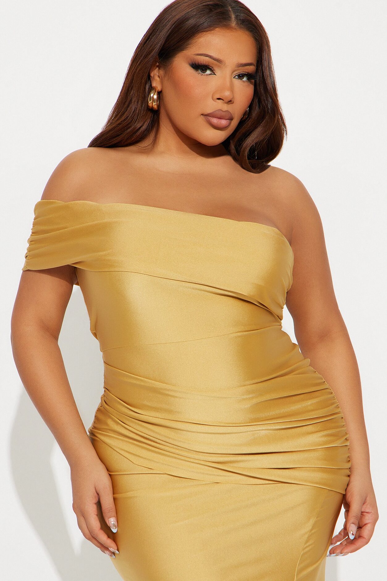 Save A Dance Maxi Dress - Gold