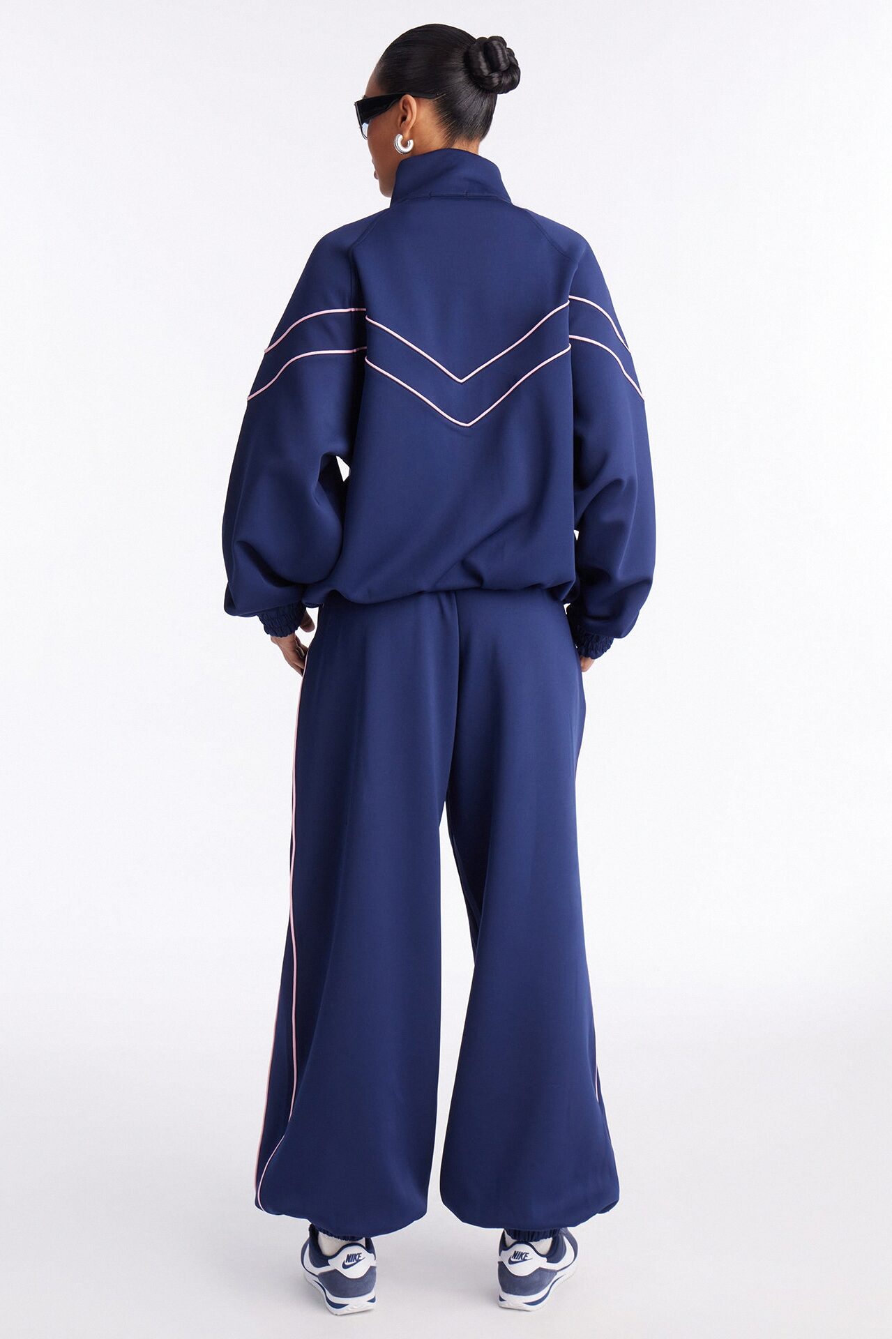 Track Record Pant Set - Navy