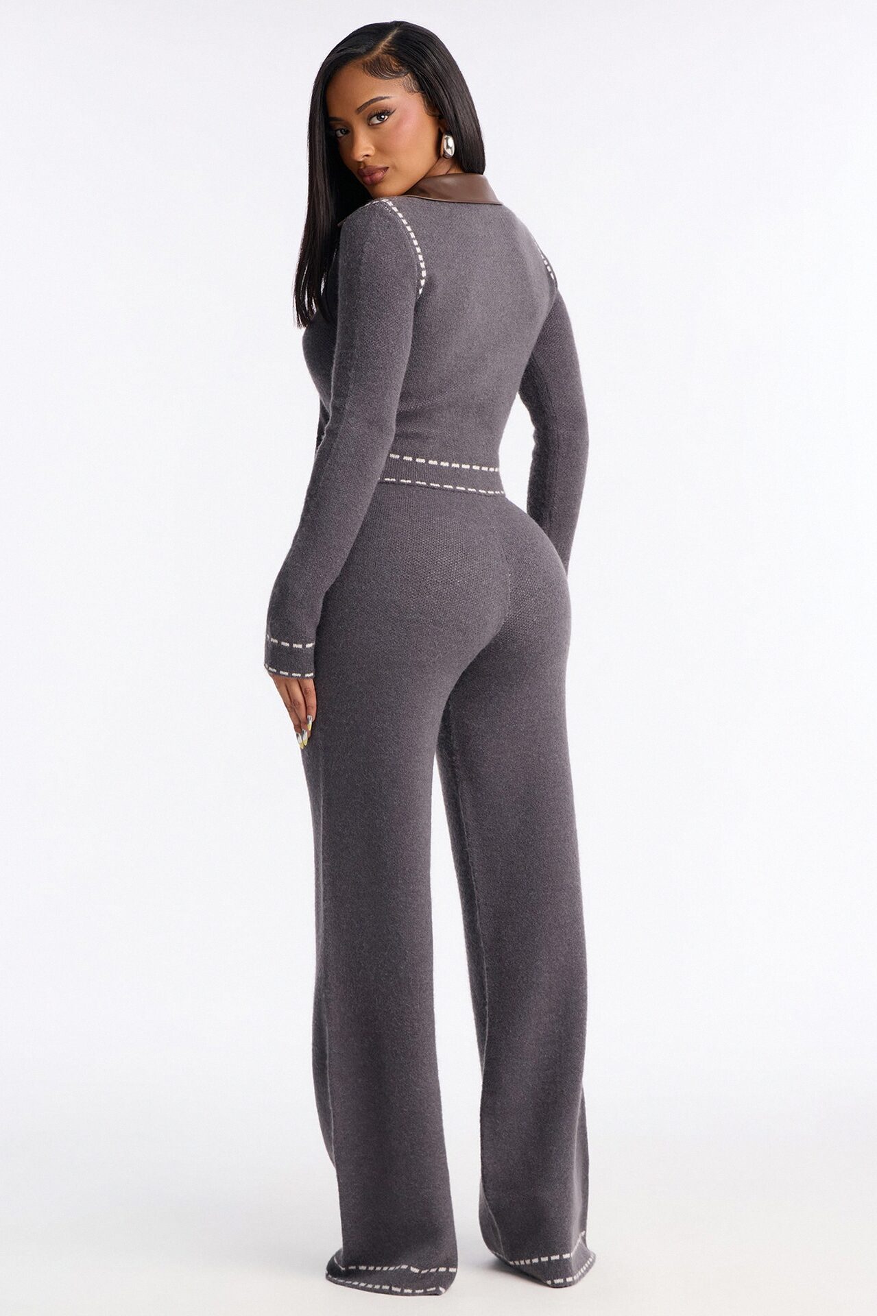 Cierra Sweater Pant Set - Grey