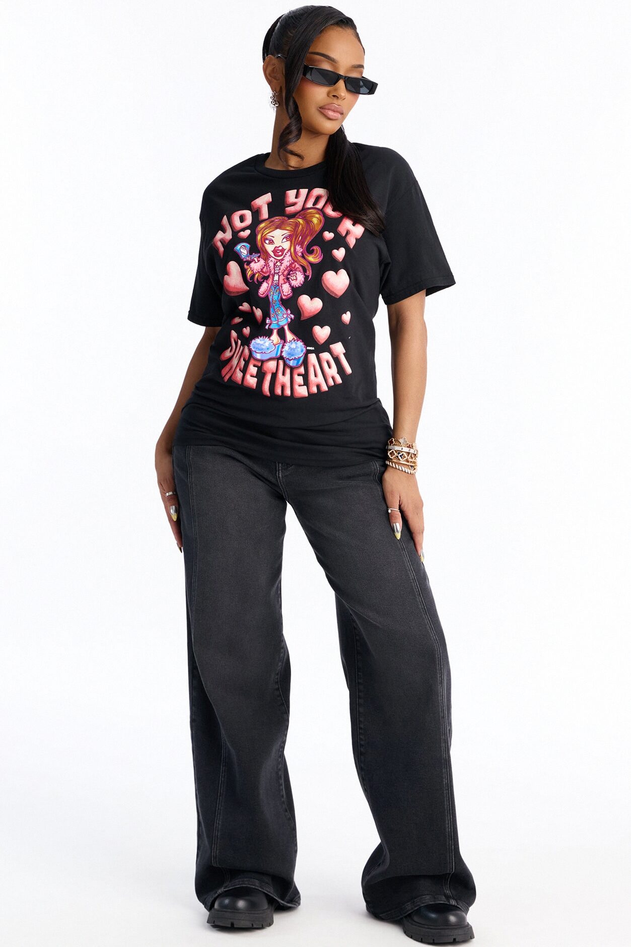 Bratz Not Your Sweetheart Tee - Black