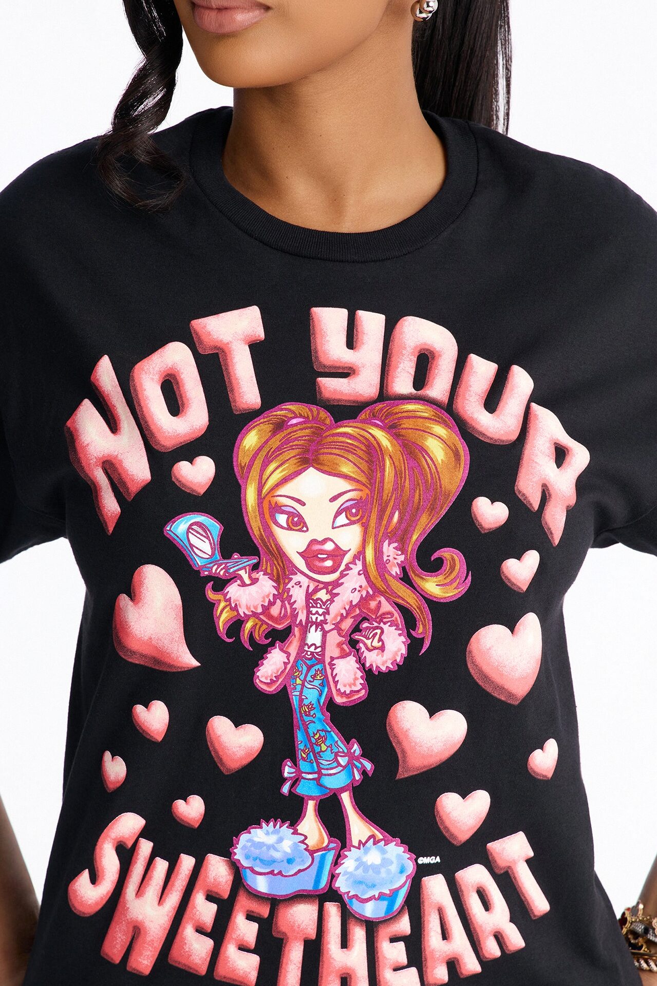 Bratz Not Your Sweetheart Tee - Black
