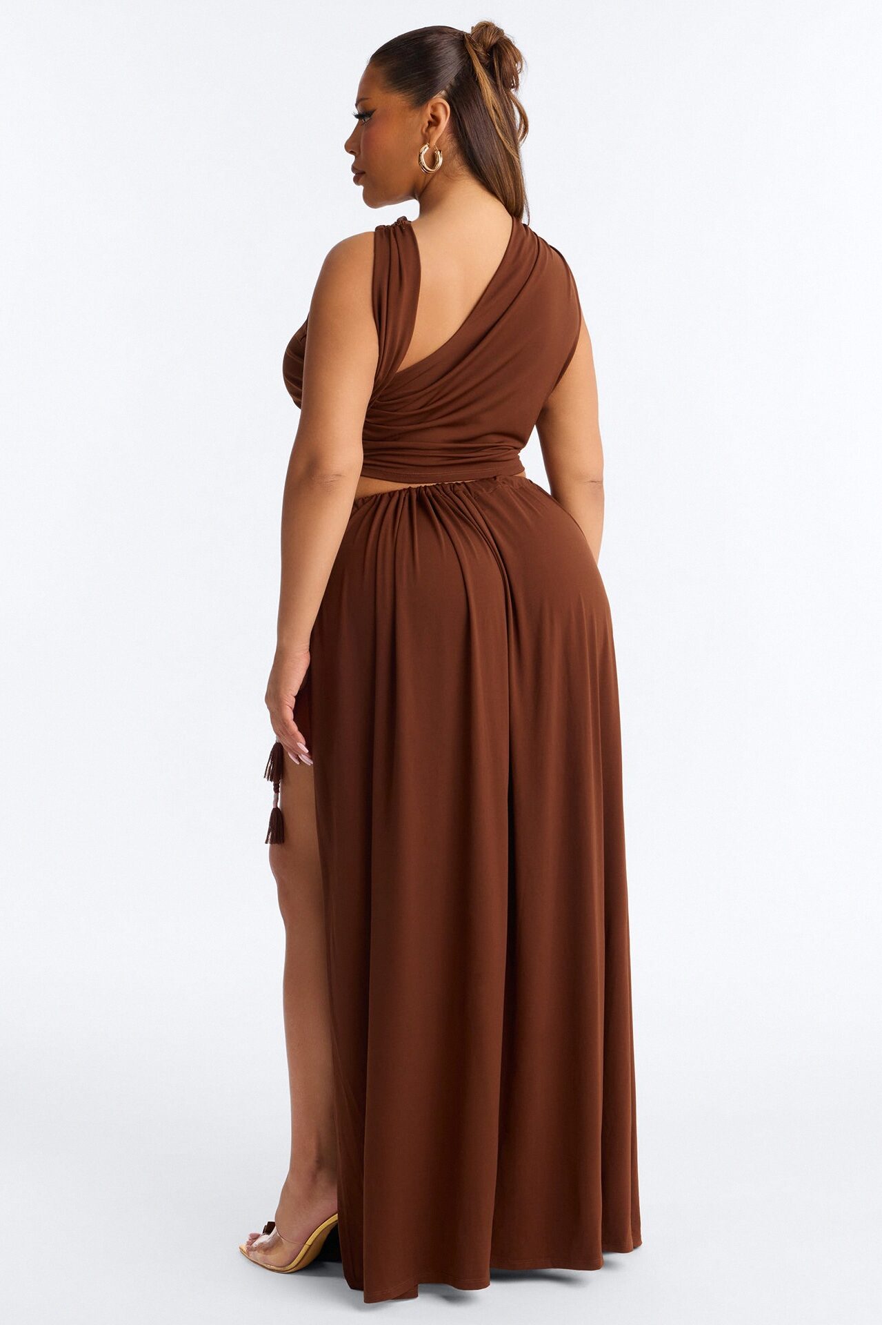 Riley Maxi Skirt Set - Brown