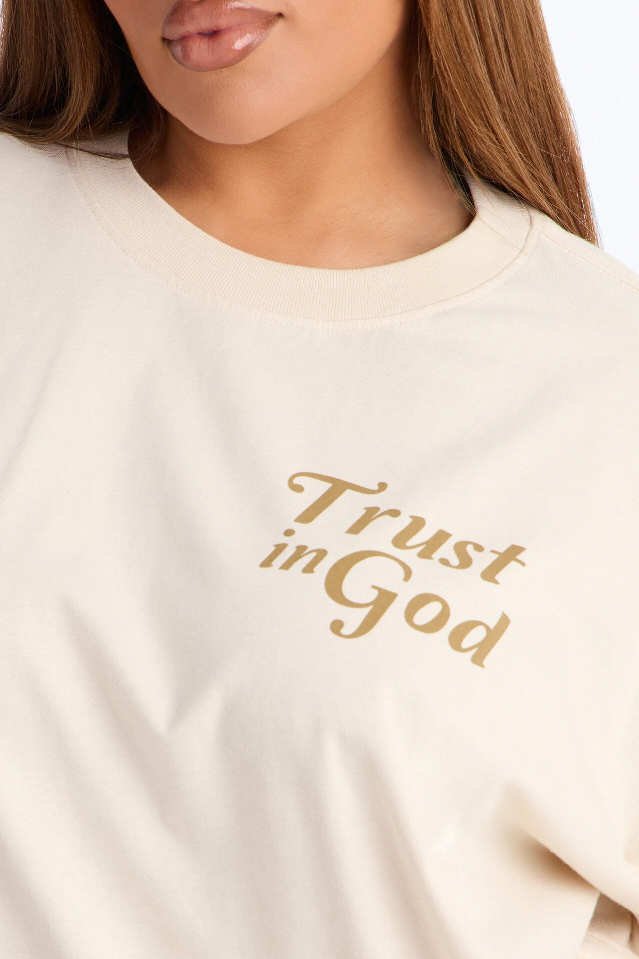Trust In God Tee - Off White