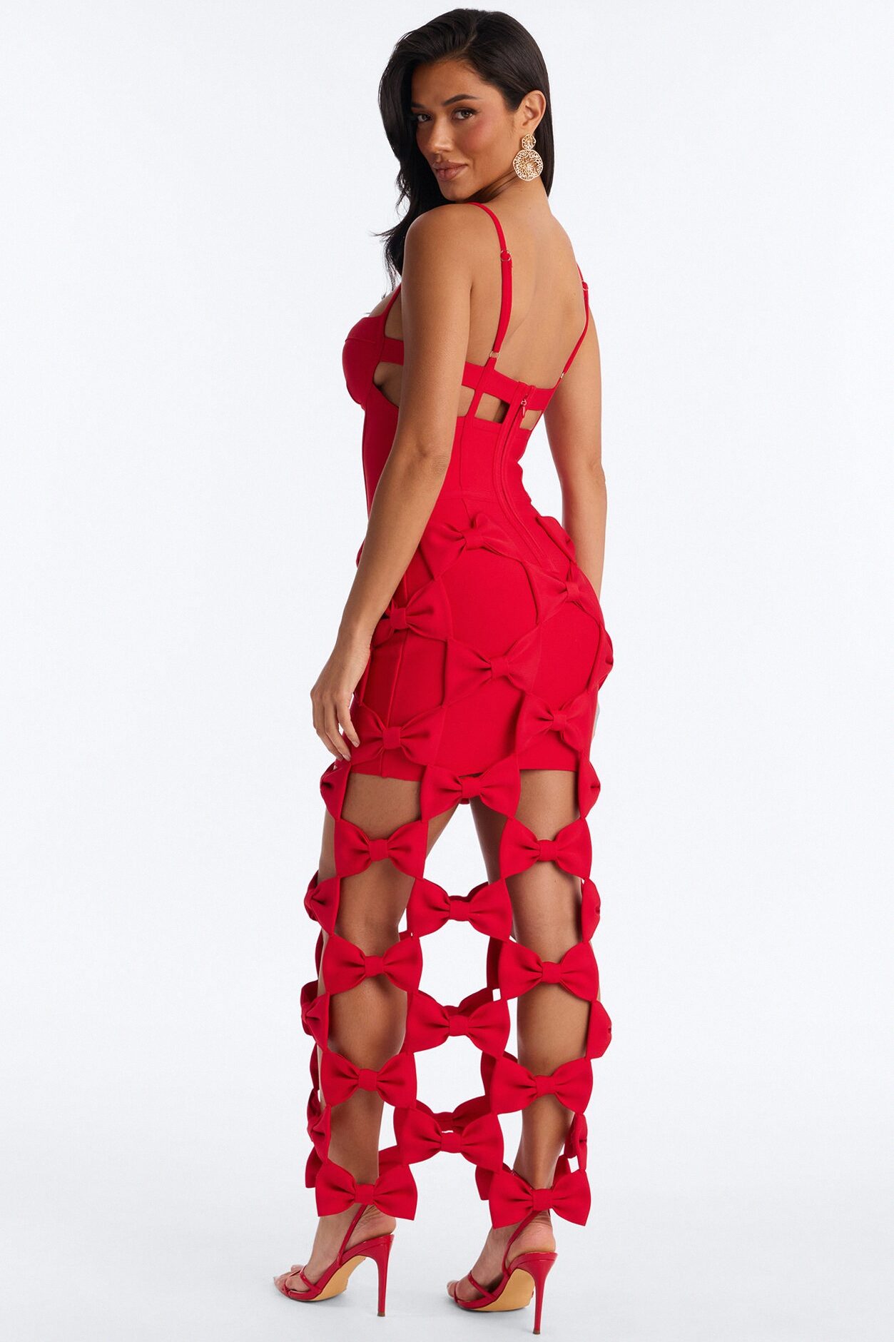 I'm The Prize Bandage Gown - Red