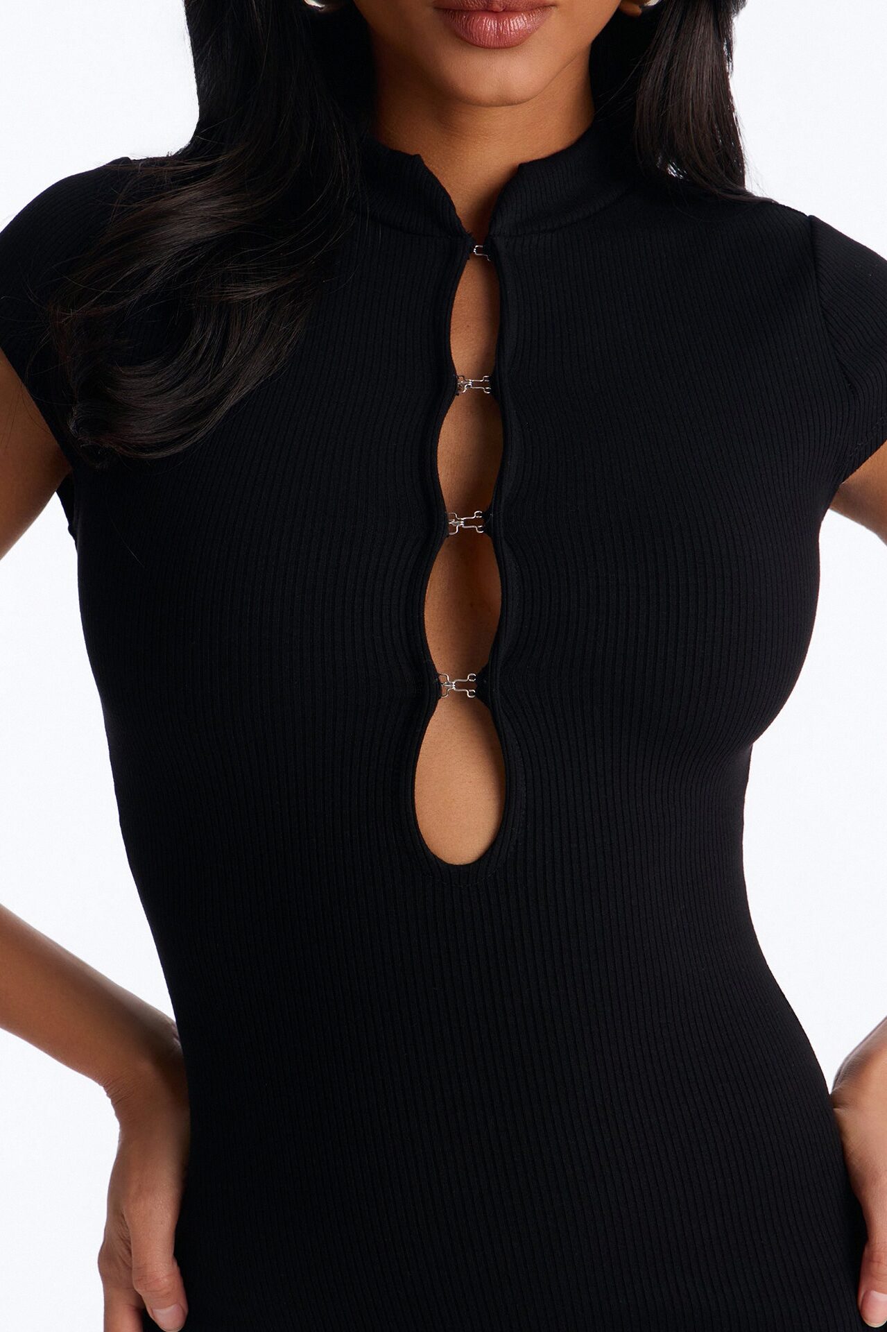 Nokia Snatched Maxi Dress - Black