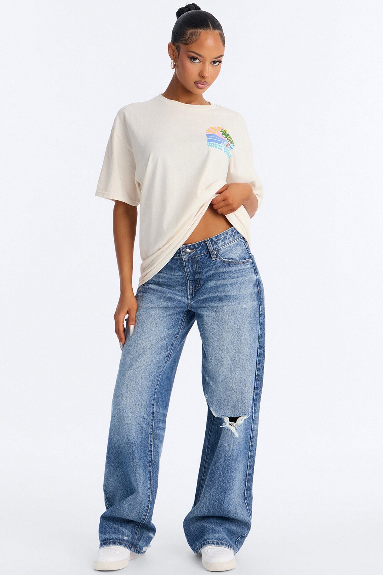 Venice Beach Summer Forever T-Shirt - Off White