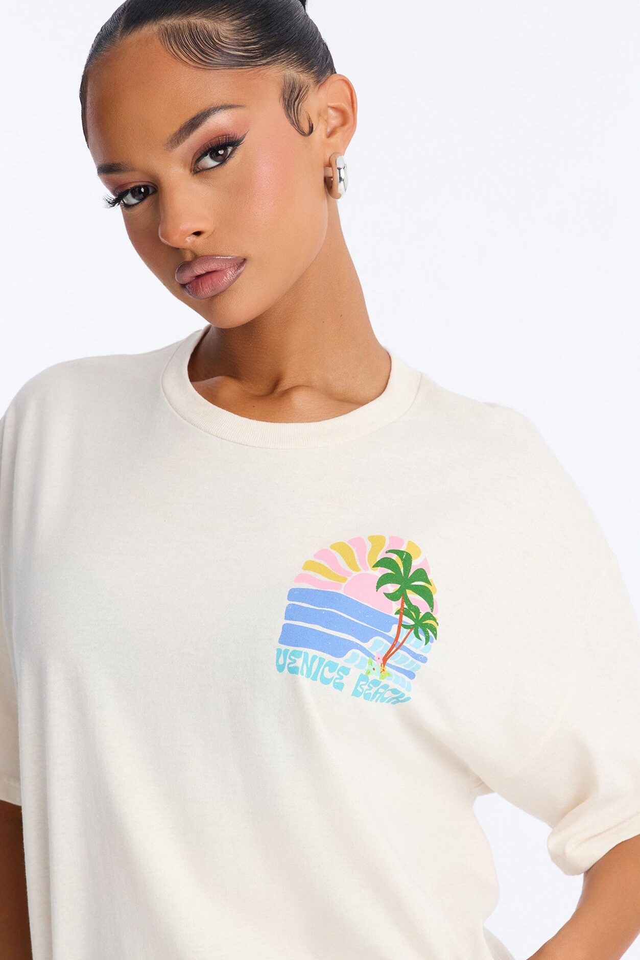 Venice Beach Summer Forever T-Shirt - Off White