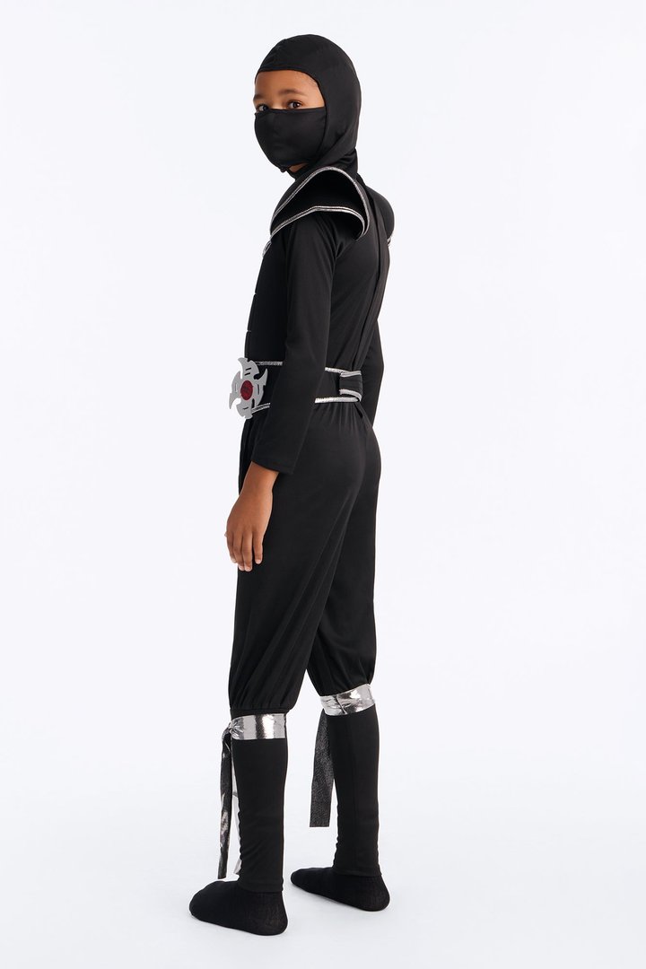 Mini Fierce Ninja Warrior Costume - Black