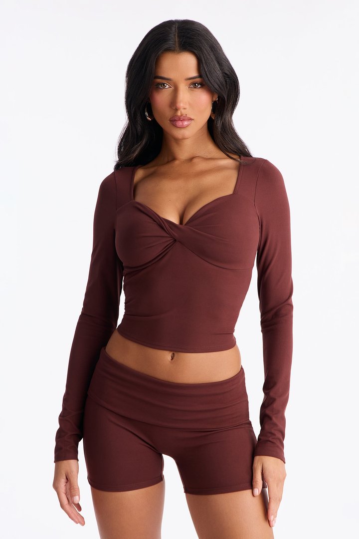 Simply Yours Short Set - Brown