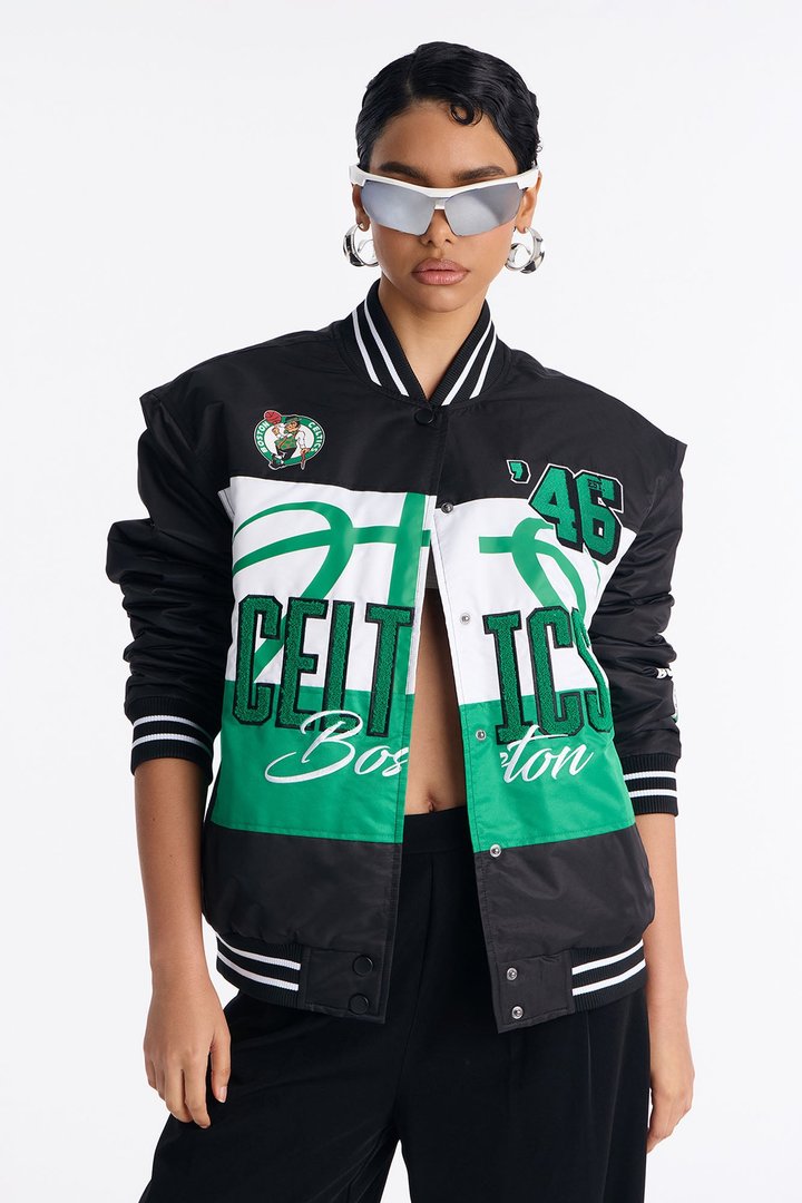 NBA Boston Celtics Twill Jacket - Black