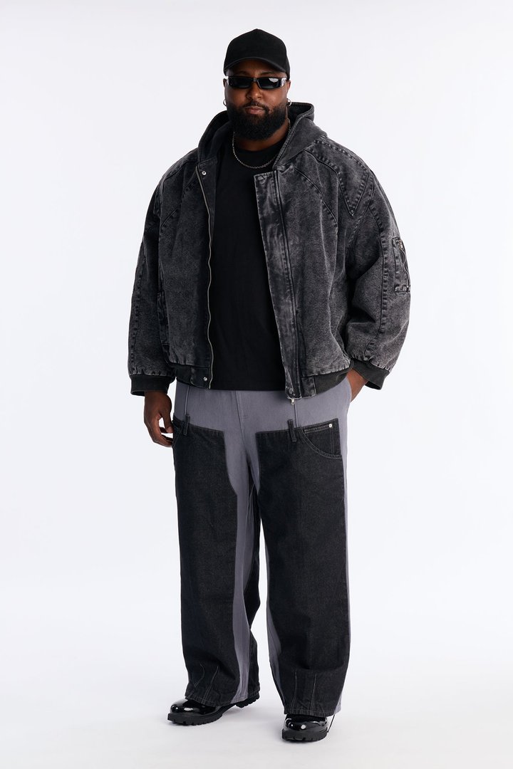 Straight Assemblage Hybrid Pant - Blue/combo