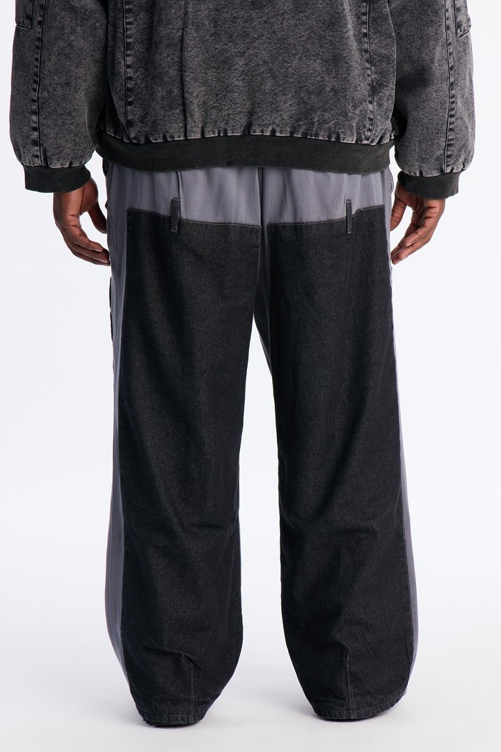 Straight Assemblage Hybrid Pant - Blue/combo