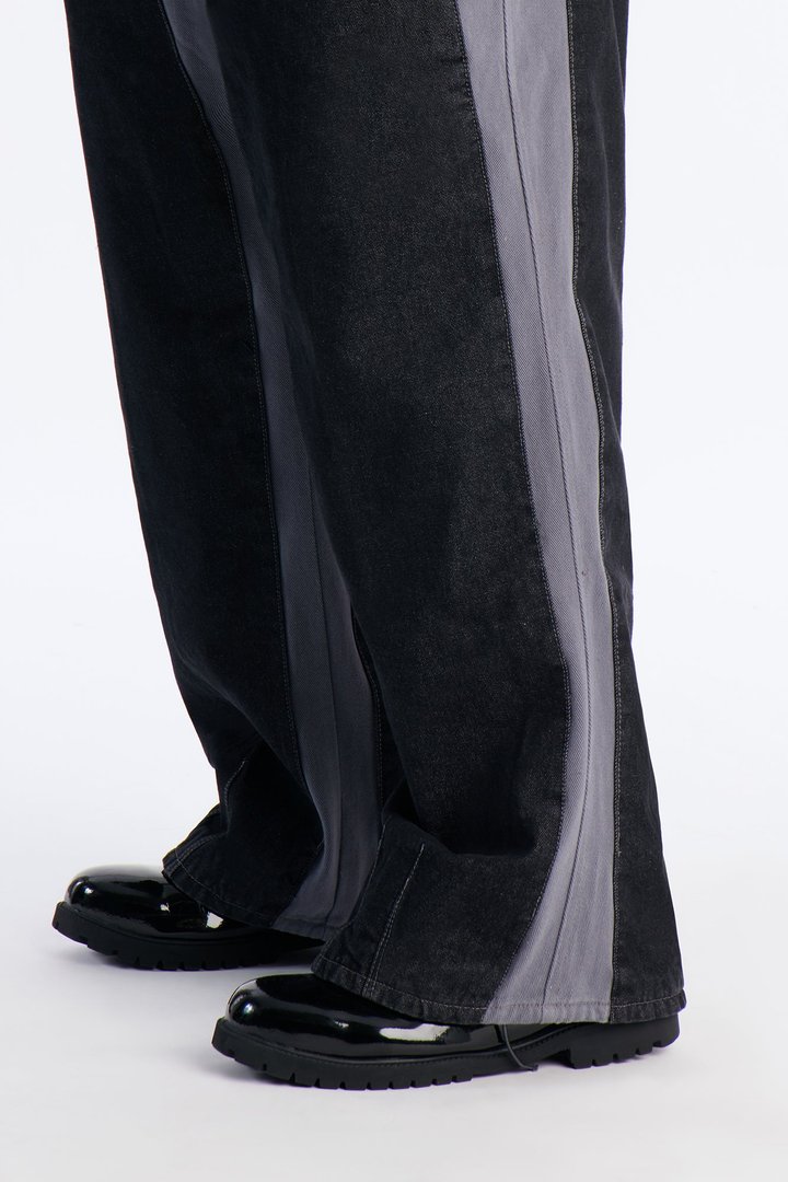 Straight Assemblage Hybrid Pant - Blue/combo