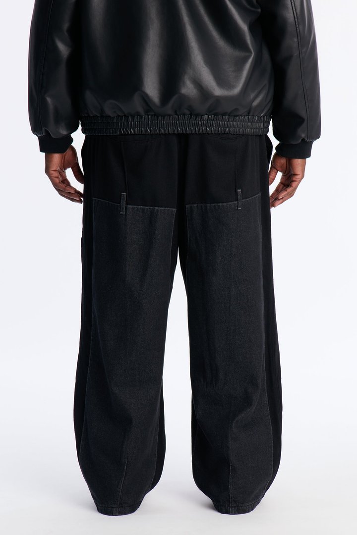 Straight Assemblage Hybrid Pant - Black/combo