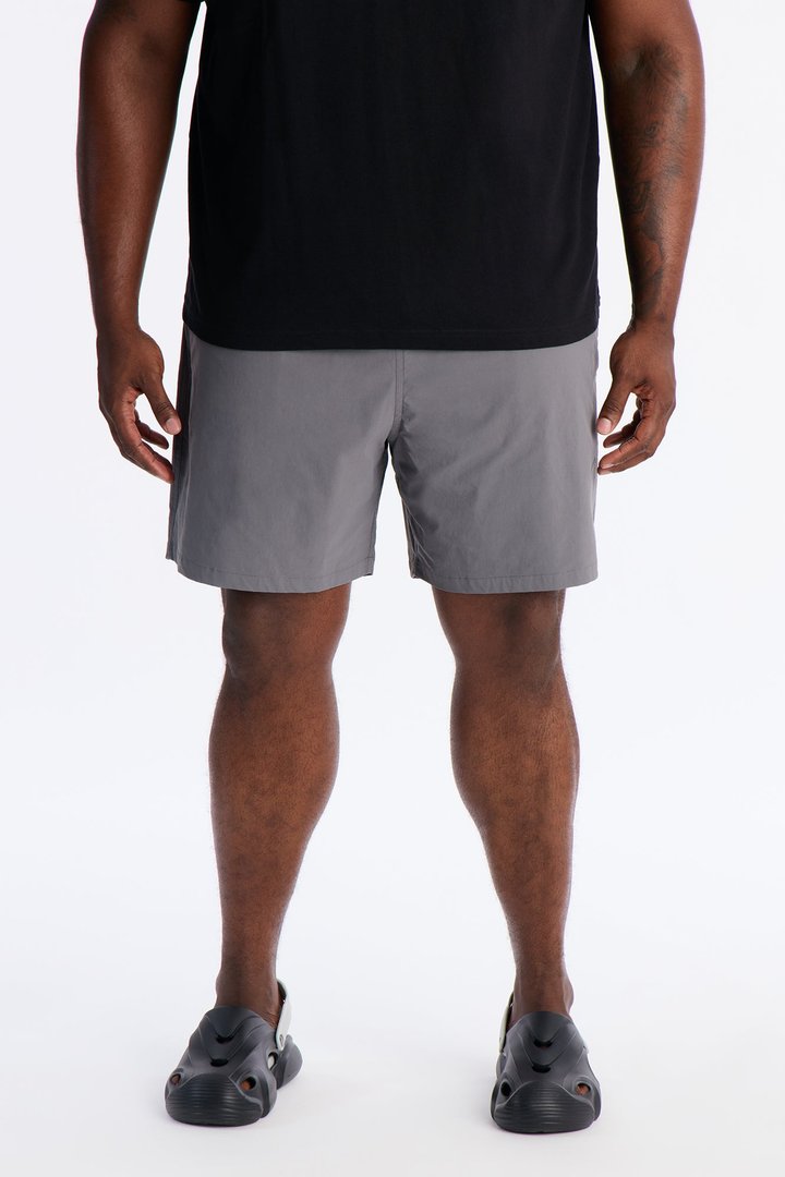 Montez Stretch Swim Trunk 7″ - Charcoal