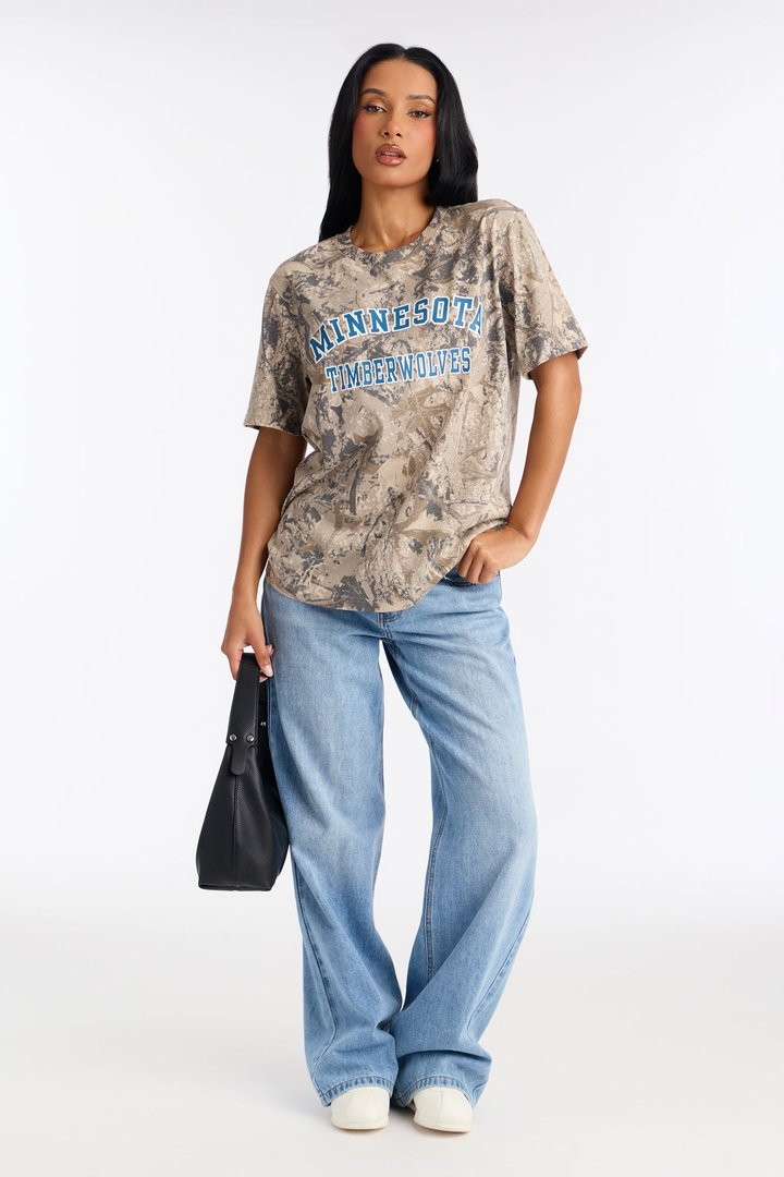 NBA Minnesota Timberwolves Camo Tee - Camouflage