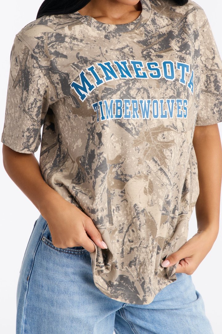 NBA Minnesota Timberwolves Camo Tee - Camouflage
