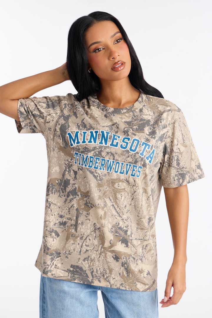 NBA Minnesota Timberwolves Camo Tee - Camouflage