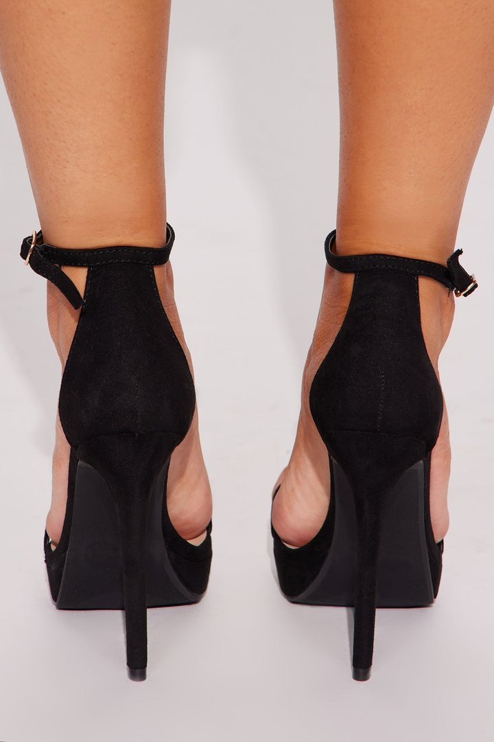 Michelle Heeled Sandals - Black