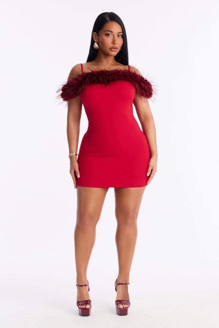 Looking Good Mini Dress - Red