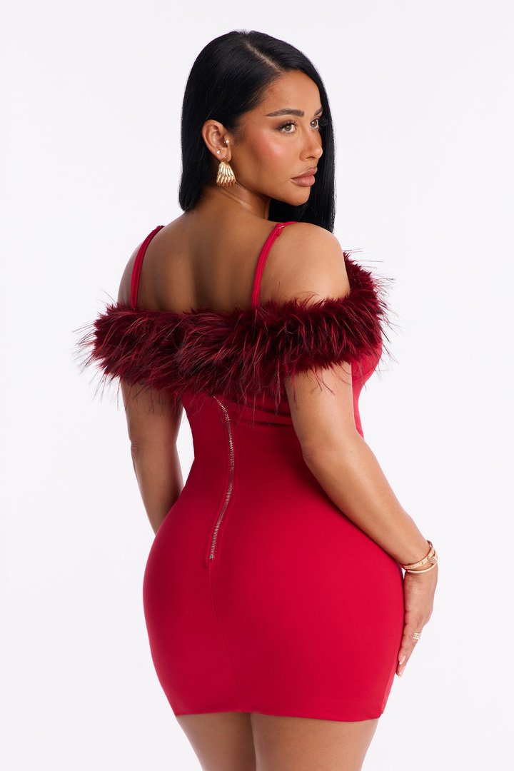 Looking Good Mini Dress - Red