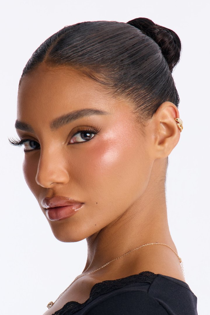 Bling Bling 2 Piece Ear Cuff Set - Gold