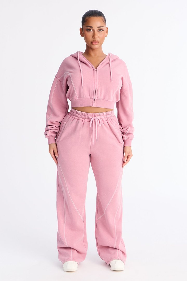 Norah Washed Lounge Pant - Mauve