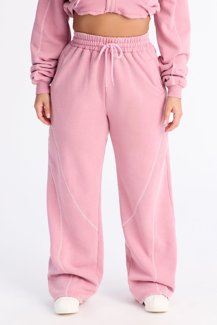 Norah Washed Lounge Pant - Mauve