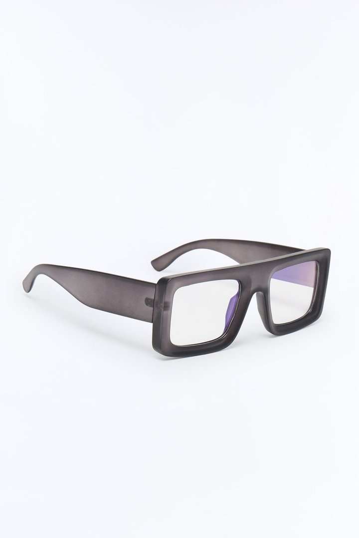 Prestige Matte Flat Top Sunglasses - Black