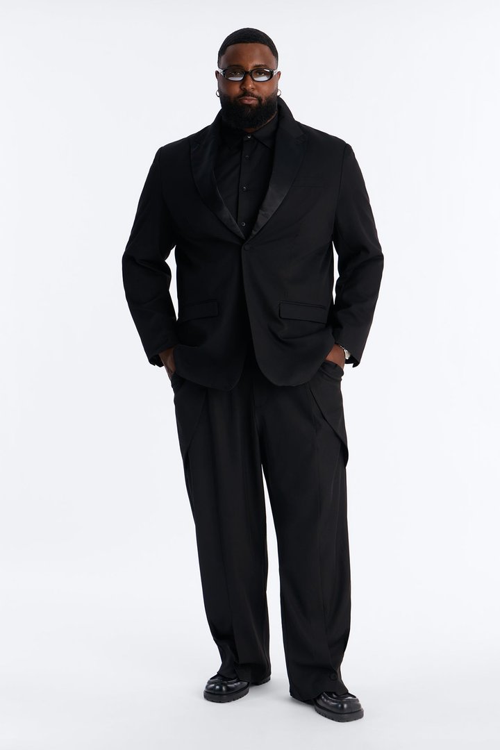Silver Lake Atelier Peak Lapel Blazer - Black