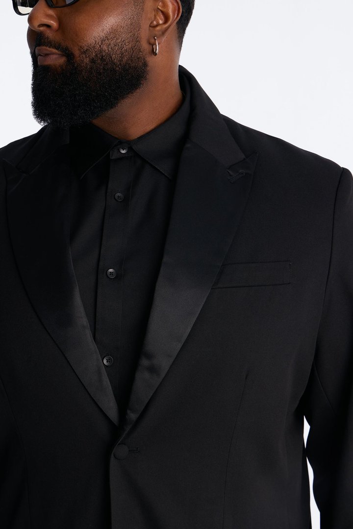 Silver Lake Atelier Peak Lapel Blazer - Black