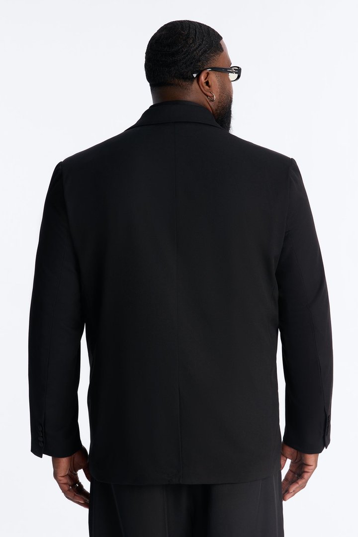 Silver Lake Atelier Peak Lapel Blazer - Black
