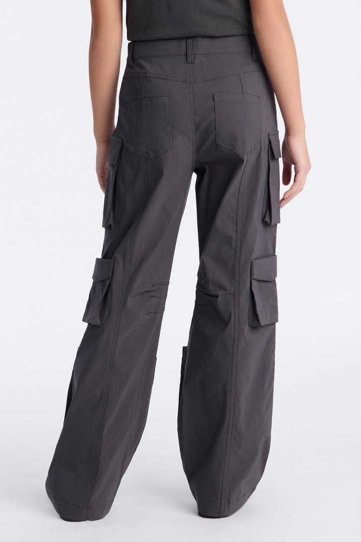Mini Walk On By Cargo Pant - Charcoal